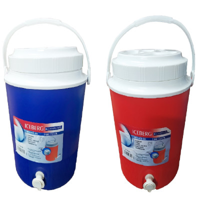 CAMPCOOL ΘΕΡΜΟΣ 7,5 Lt. ΜΕ ΒΡΥΣΑΚΙ ΣΕ ΚΑΠΑΚΙ & ΒΑΣΗ & ΧΕΙΡΟΛΑΒΗ ΜΕΤΑΦΟΡΑΣ